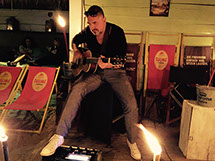 Photo by Arina Büsch – live at Dock 3, Beach Club Hamburg